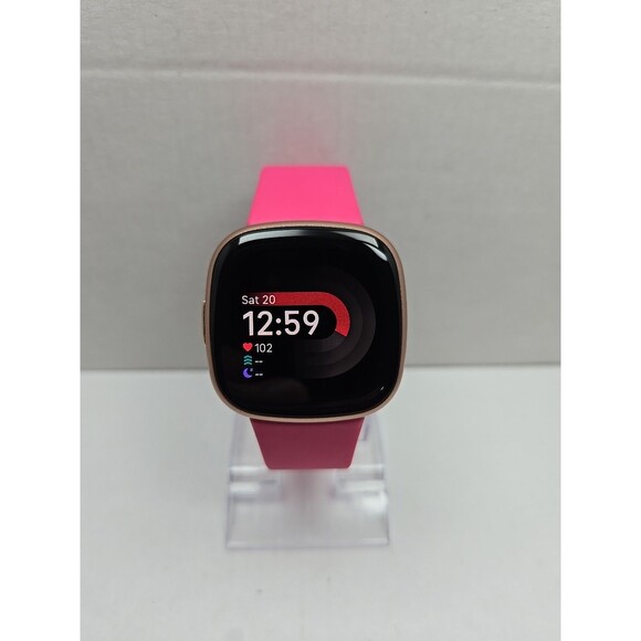 Fitbit Versa 4 GPS Smartwatch Charger Heart Rate Sleep Tracker Google Wallet NFC - Picture 1 of 11